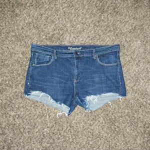 Blue Jean Shorts, Size 18